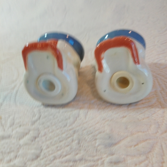 VTG Ceramic Salt & Pepper Shakers Dos Amigos Sleeping Siesta Men in Sombreros - Picture 4 of 6